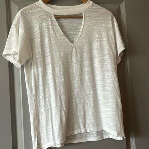 Lucky brand cutout tee